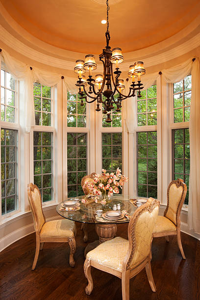 istock Elegant warm toned dining room. 184957388