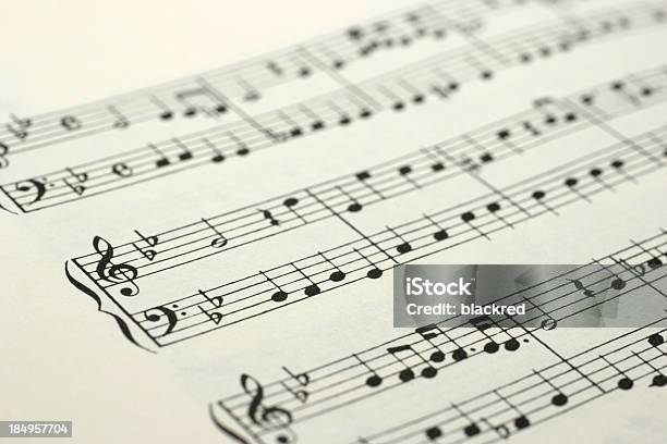 Sheet Music Stock Photo - Download Image Now - Continuity, Wolfgang Amadeus Mozart, Arrangement