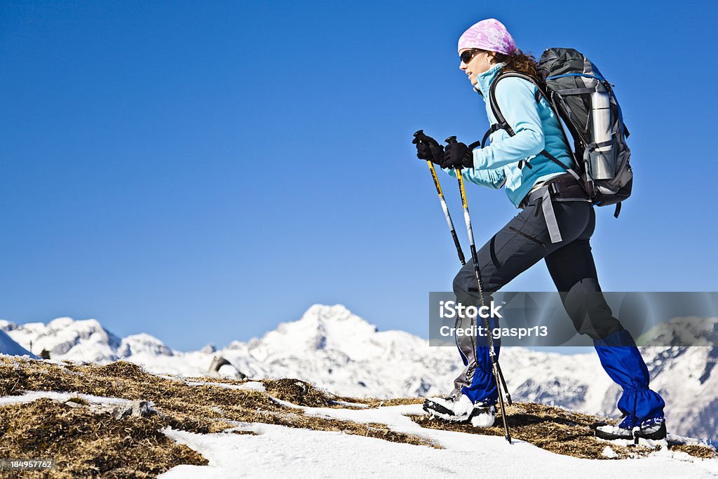 Caminhada alpina - Foto de stock de 20 Anos royalty-free