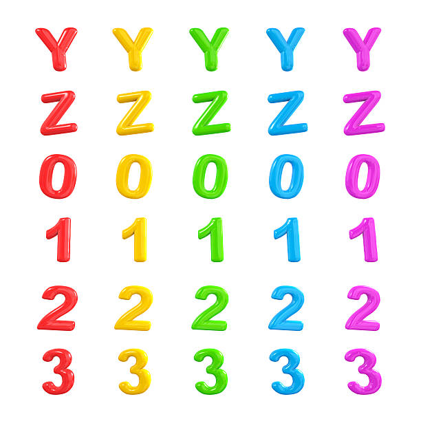 istock Alphabet balloon letters and numbers 184958073