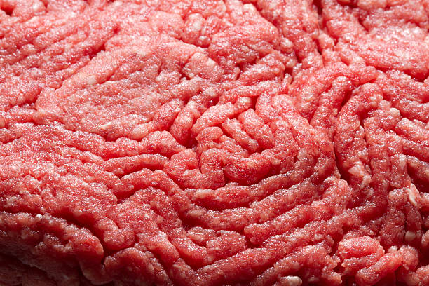 raw carne picada - ground chuck fotografías e imágenes de stock