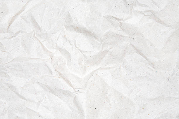 Crumpled Gray Paper Background stock photo