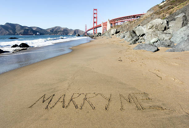 ゴールデンゲートブリッジは、サンフランシスコ、カリフォルニア州 - baker beach ストックフォトと画像