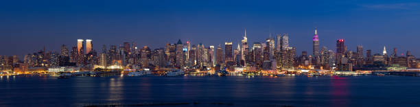 istock Panoramic View of Manhattan at Twilight 184958660