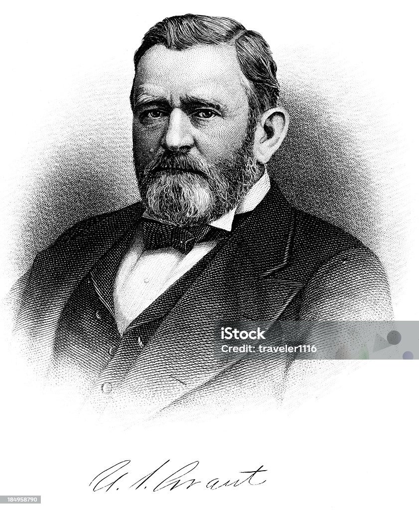 Ulysses S. Grant - Lizenzfrei 1880-1889 Stock-Illustration