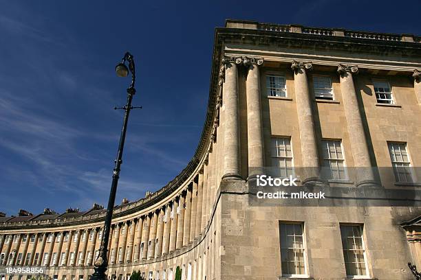 Bath Das Royal Crescent Stockfoto und mehr Bilder von Architektur - Architektur, Außenaufnahme von Gebäuden, Bath - England