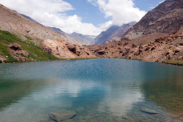 Small mountainous lake near Baralacha La pass; Indian Himalaya.