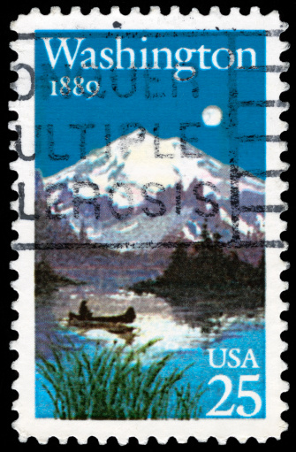 Cancelled Stamp From The United States: Washington.