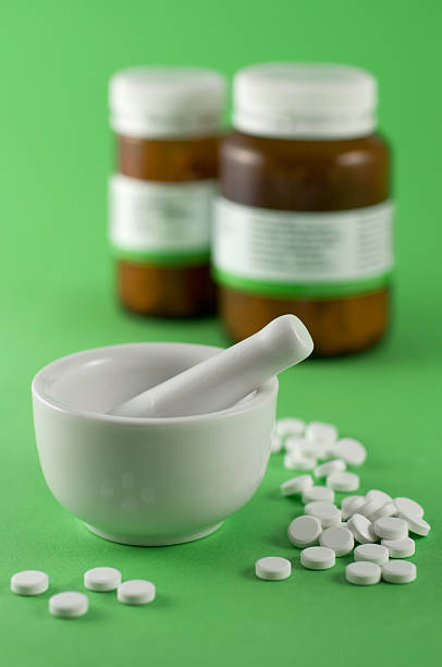 schussler salt-homeopathic medicina alternativa - globuli - fotografias e filmes do acervo