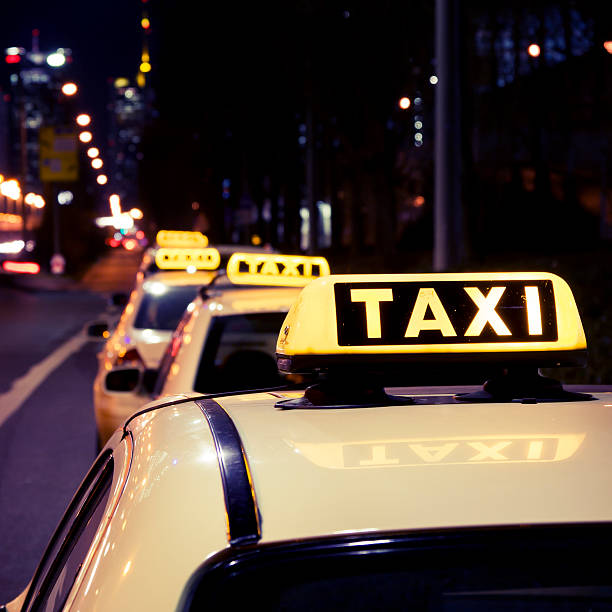 istock Row of taxis 184960068