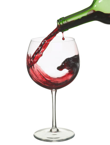 istock Red Wine Pouring from a Bottle w/Clipping Path 184960210