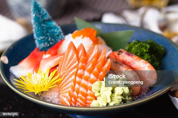 Sashimi - Fotografias de stock e mais imagens de Alimentação Saudável - Alimentação Saudável, Atum - Peixe, Calamar