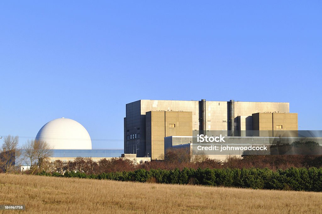 Sizewell A e B - Royalty-free Central de Energia Nuclear Foto de stock