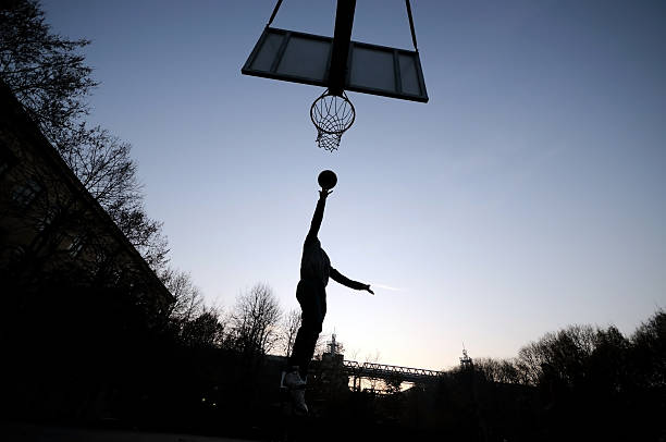 istock Playground Basketball at Sunset 184961992