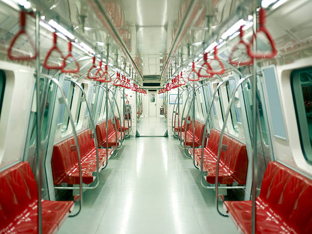 istock Interiors of a subway train 184962029