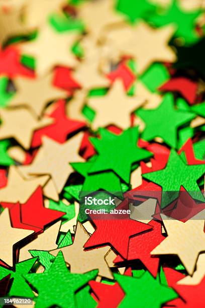 Star Confetti Stock Photo - Download Image Now - Celebration Event, Christmas, Christmas Decoration