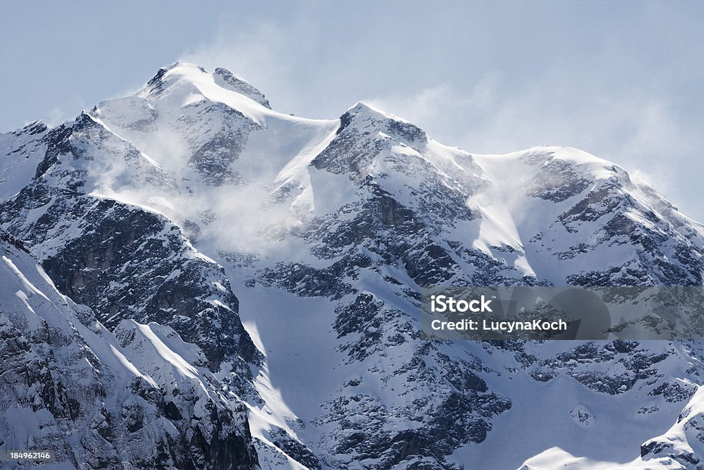 Panoramablick auf die Alpen Berge - Lizenzfrei Abenteuer Stock-Foto