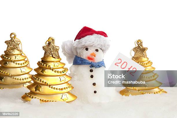 Little Snowman Stock Photo - Download Image Now - 2012, Carrot, Celebration Event