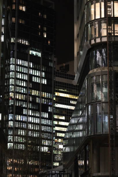 istock Massive Tall Building in Financial District in Frankfurt 1849625172