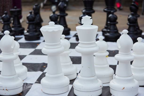 istock Big street chess. Intellectual games for passers-by. 1849628835