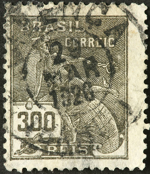 istock Mercury on an old Brazilian postage stamp 184962949
