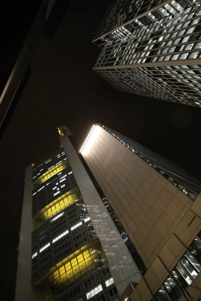 istock Massive Tall Building in Financial District in Frankfurt 1849630397