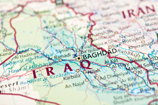 Mapa de Irak photo