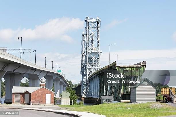 Modern And Obsolete Highway Bridges Stock Photo - Download Image Now - Abandoned, Architectural Column, Bridge - Built Structure