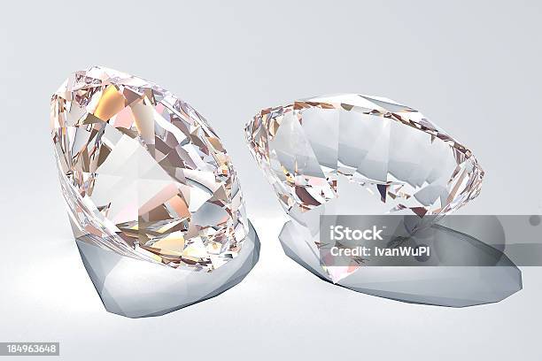 Brilhantes Diamantes - Fotografias de stock e mais imagens de Alto - Descrição Física - Alto - Descrição Física, Amor, Azul