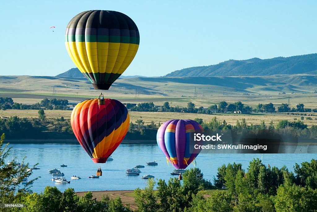 Ballons und Boote - Lizenzfrei Denver Stock-Foto