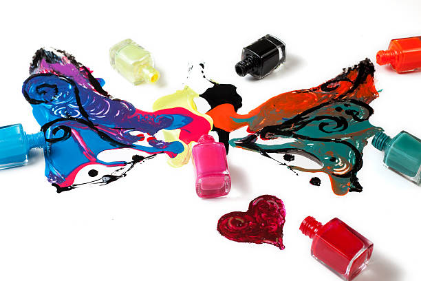 istock butterfly with nailpolishes 184964637