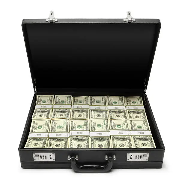 Photo of Money In Briefcase