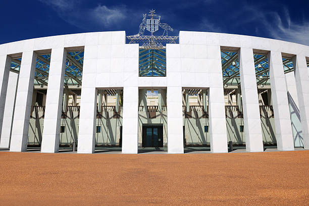 parlamento casa, canberra, australia patio (xxxl - canberra australian culture government australia fotografías e imágenes de stock