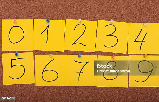 Numbers Stock Photo - Download Image Now - Adhesive Note, Concepts ...