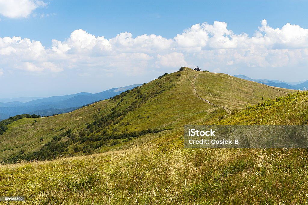 Vista para a montanha - Foto de stock de Azul royalty-free