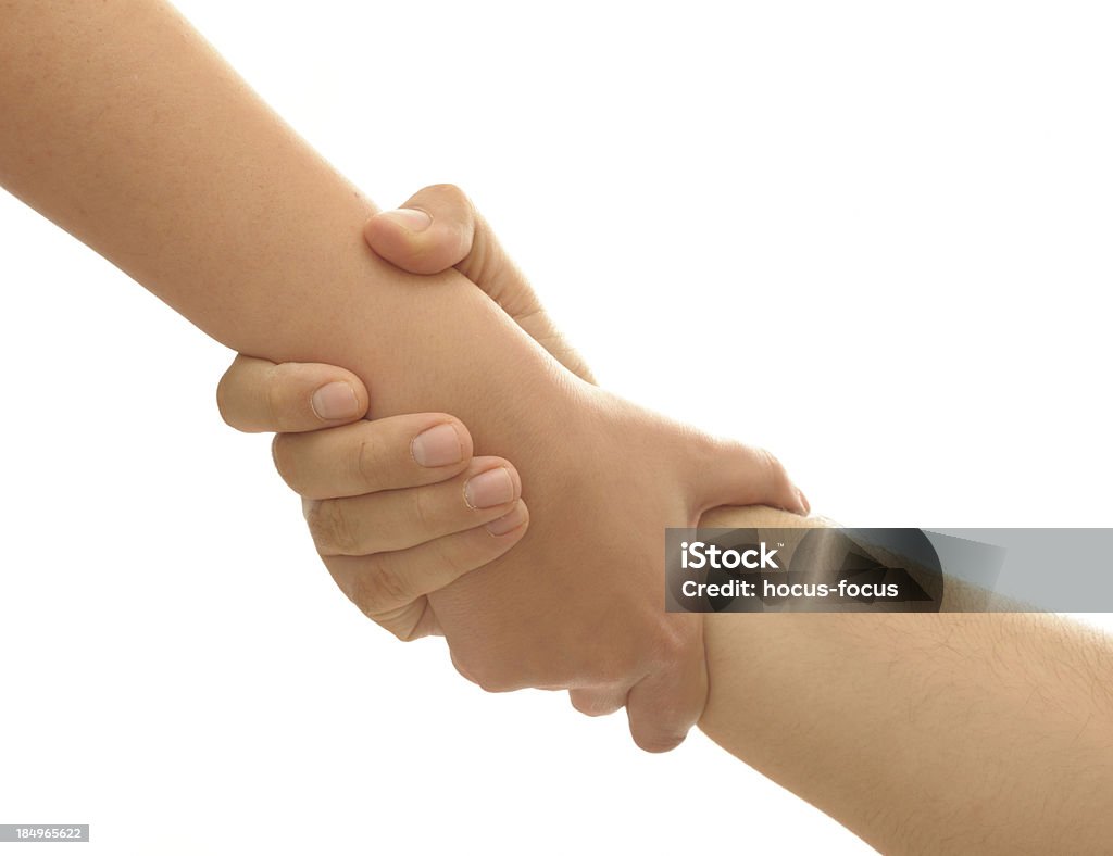 Tiene le mani - Foto stock royalty-free di Sostegno morale