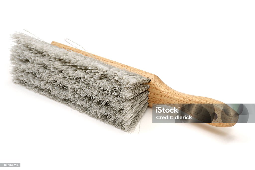 Cepillo Aislado en blanco - Foto de stock de Artículos de limpieza libre de derechos