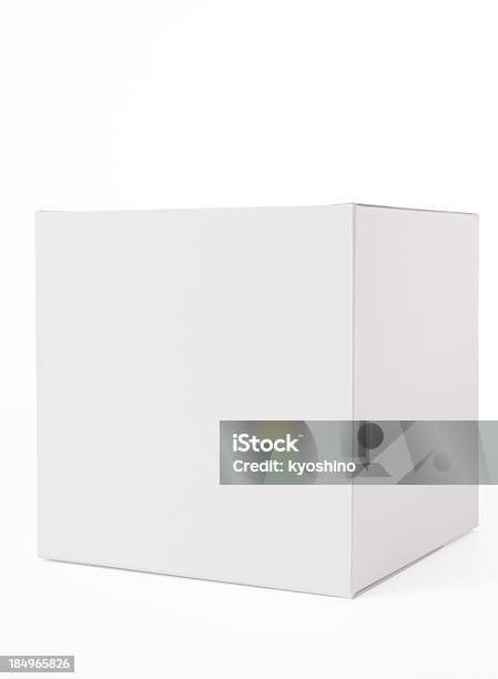 絶縁ショットを白の空白のキューブボックスに白背景 - からっぽのストックフォトや画像を多数ご用意 - からっぽ, カットアウト, カラー画像