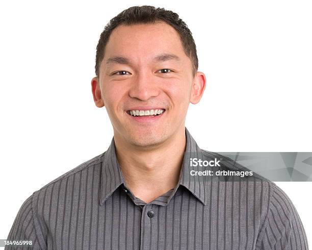 Laughing Asian Man Stock Photo - Download Image Now - Asian and Indian Ethnicities, White Background, 20-29 Years