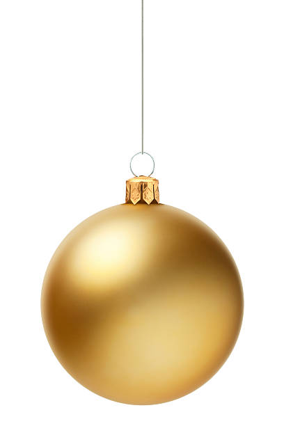 Christmas Ball Christmas Ornament gold metal photos stock pictures, royalty-free photos & images