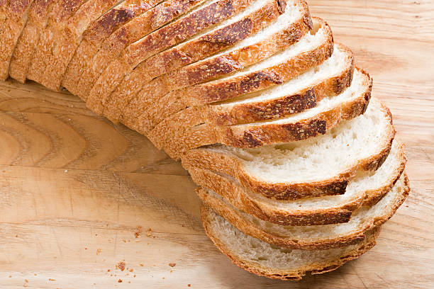 スライスサワードウパン - soda bread bread brown bread loaf of bread ストックフォトと画像