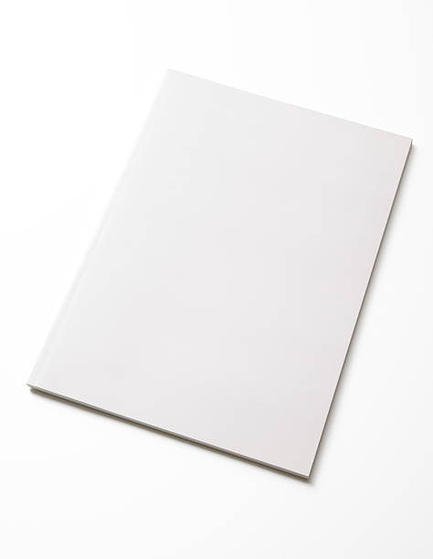 istock Isolated shot of closed blank magazine on white background 184966549