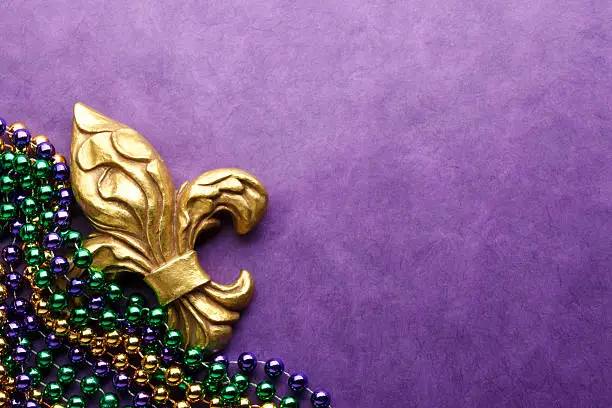 Photo of Fleur De Lys & Mardi Gras Beads