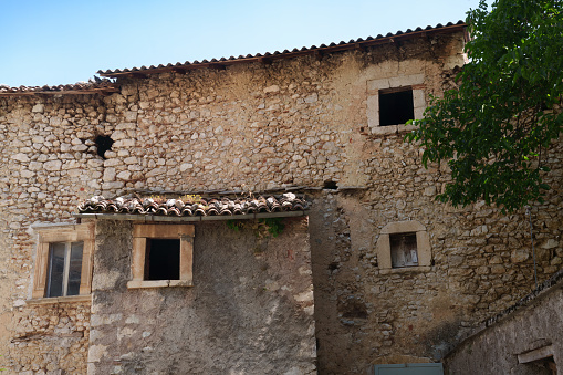Ocre, old village in L Aquila province, Abruzzo, Italy