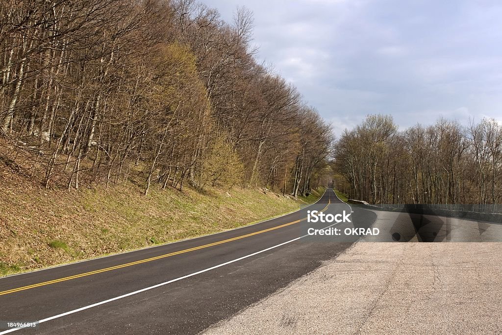 Cênicas da montanha de Blue Ridge Parkway - Foto de stock de Autoestrada royalty-free