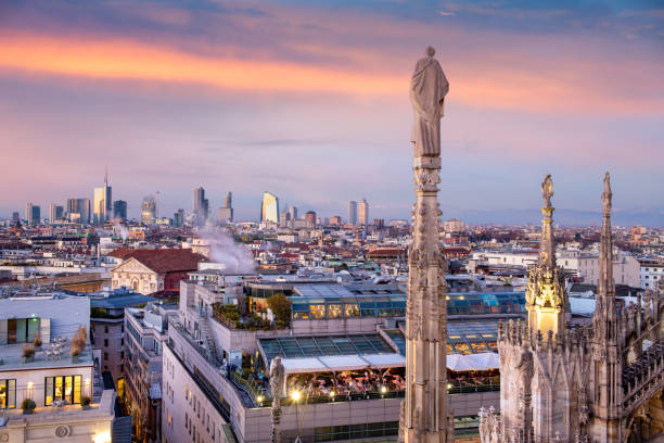 istock Milan, Italy City Skyline from Above 1849668522