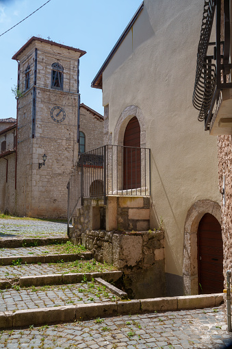 Ocre, old village in L Aquila province, Abruzzo, Italy