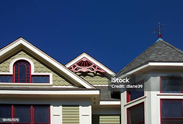 Foto de Victorian Cobertura De e mais fotos de stock de Arquitetura - Arquitetura, Azul, Cata-vento