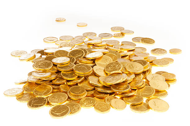 monete oro - gold coin foto e immagini stock