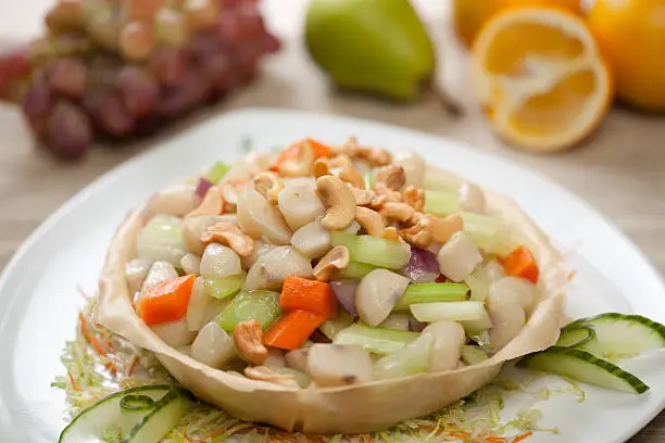 mix vegetables with cashewnuts
